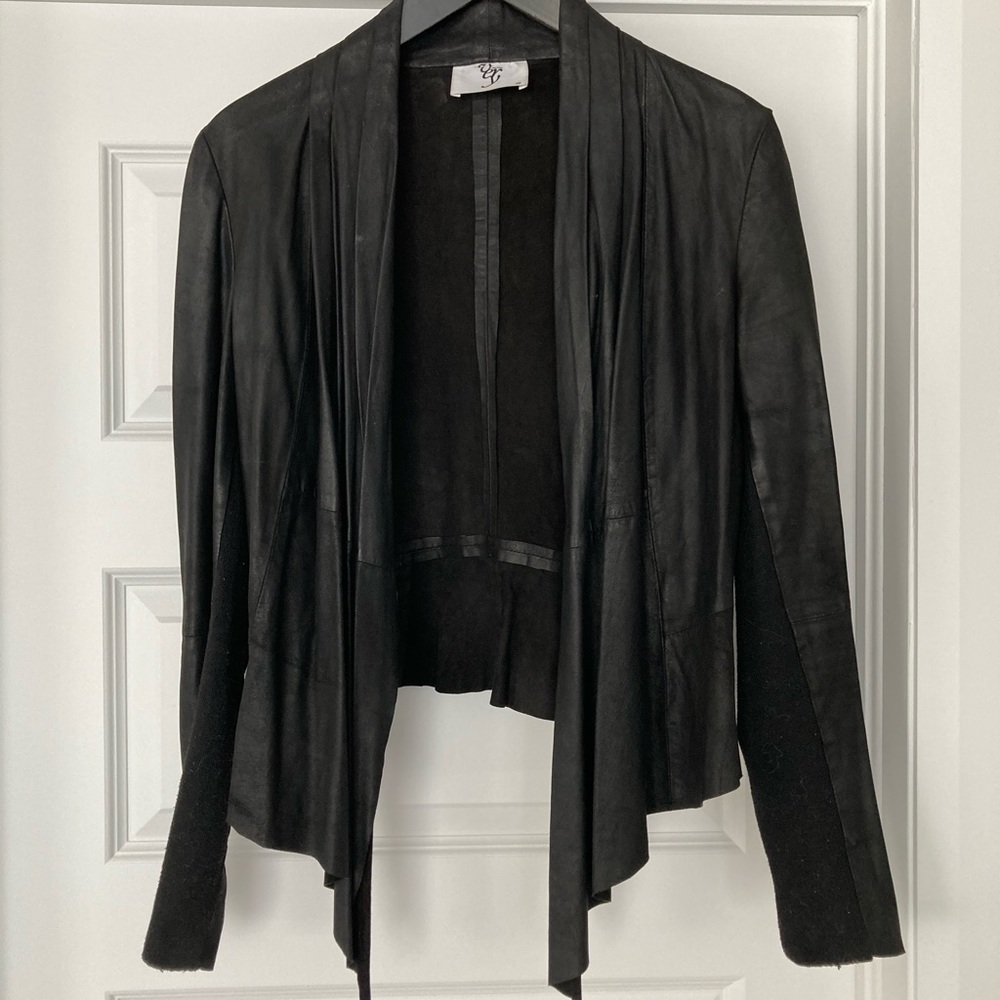 Lamb skin leather jacket